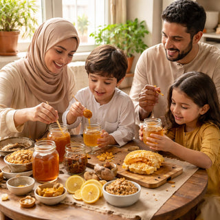 Apitherapy at home: simple honey, propolis and pollen rituals for families in the MENA region