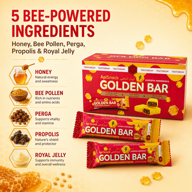 Api-snack GOLDEN Bar | box of 10 x 26 g