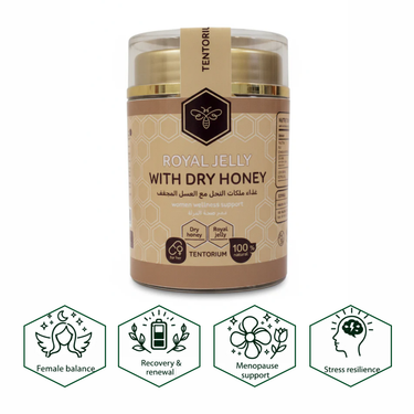 ROYAL JELLY ON DRY HONEY
